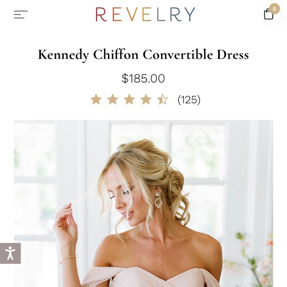 Dresses & Skirts - Revelry Kennedy Chiffon Convertible Dress